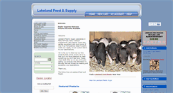 Desktop Screenshot of lakelandfeedmill.com