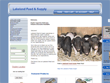 Tablet Screenshot of lakelandfeedmill.com